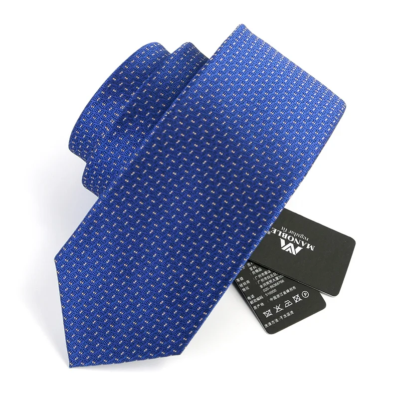 Vendita calda New Fashion Brand 7CM Designer Business Tie per uomo Gravata stretto cravatte da uomo Skinny Dot Gift