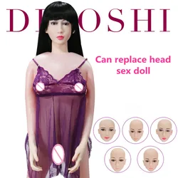 Newest! Head Can Be Replaced Inflatable Sex Doll With Hands and Feet Man Masturbator Adult Products Sex Shop