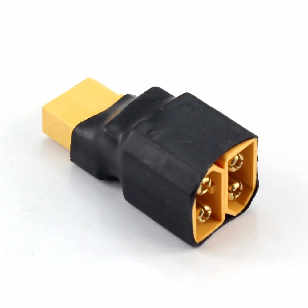 1 szt. NOWY adapter równoległy XT60 Konwerter Złącze Kabel Lipo Wiązka akumulatora Wtyczka Okablowanie RC Samolot FPV
