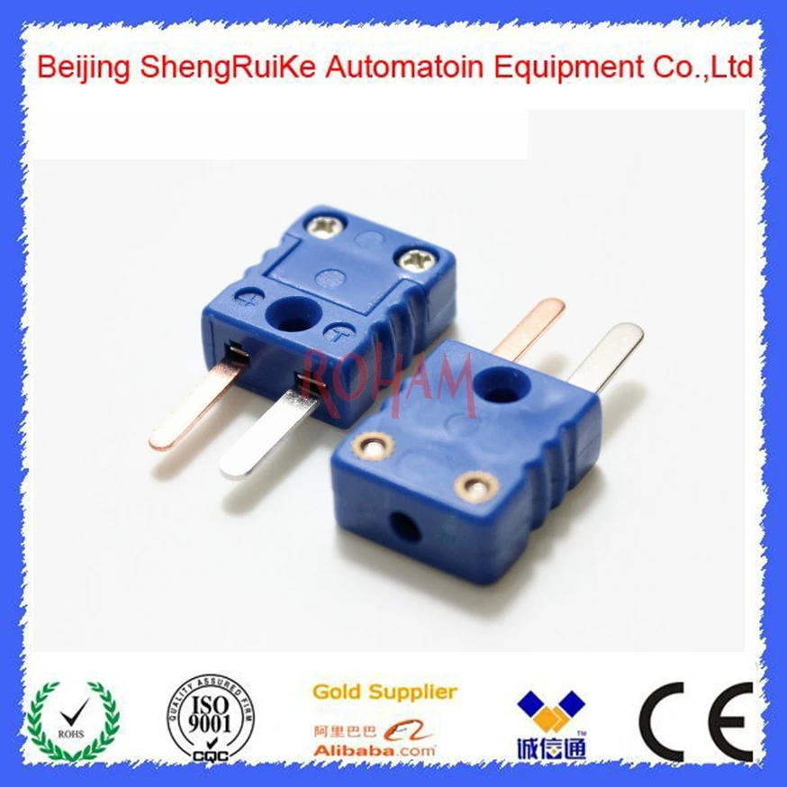 Mini Male T Thermocouple Connector