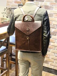 Popular man backpack original design business casual bag envelope Korean men Shoulder Bag  Computer package