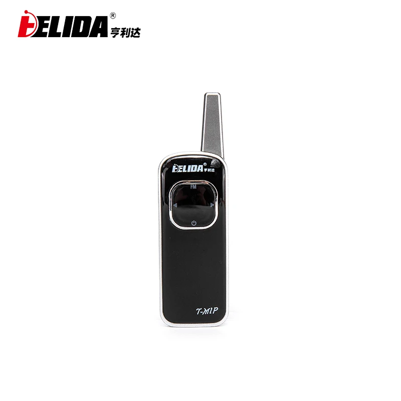 

HELIDA T-M1P Mini Walkie Talkie with FM Radio, UHF 400-470MHz, Two Way Radio for Restaurant, Hotel, School