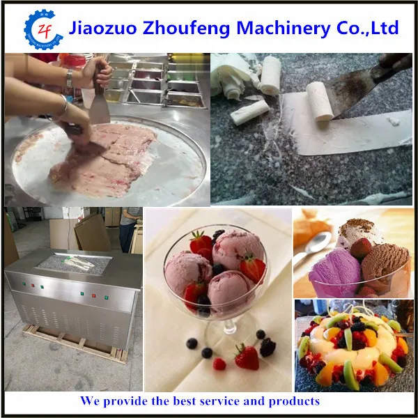 

Ice cream fry machine cold stone frying table making fried icecream KTV dedication ball