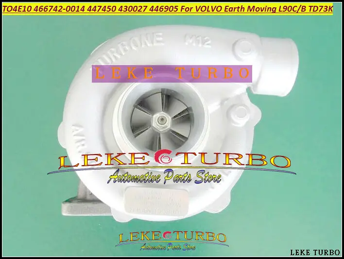 TO4E10 466742 466742-0014 1103390 11032959 4881600 Turbo For VOLVO offway L120B BM VME A25C L90B Loader L90C Earth Moving TD73K