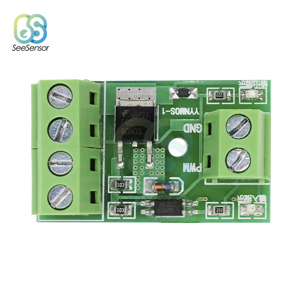 3-20V PWM Signal MOS Optocoupler Isolation Driver Module PWM Control Board Field Effect Transistor Trigger Switch 0-20KH