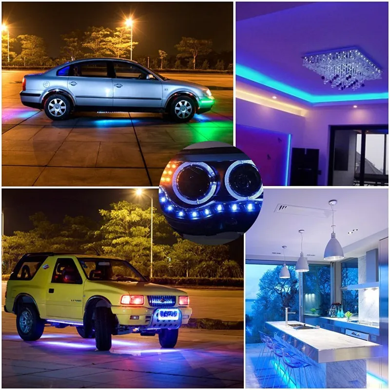 5M 300leds 2835SMD LED Strip High Brightness Nonwaterproof DC 12V 60leds/m Diode Tape Super Bright than 3528 LED Light Strip