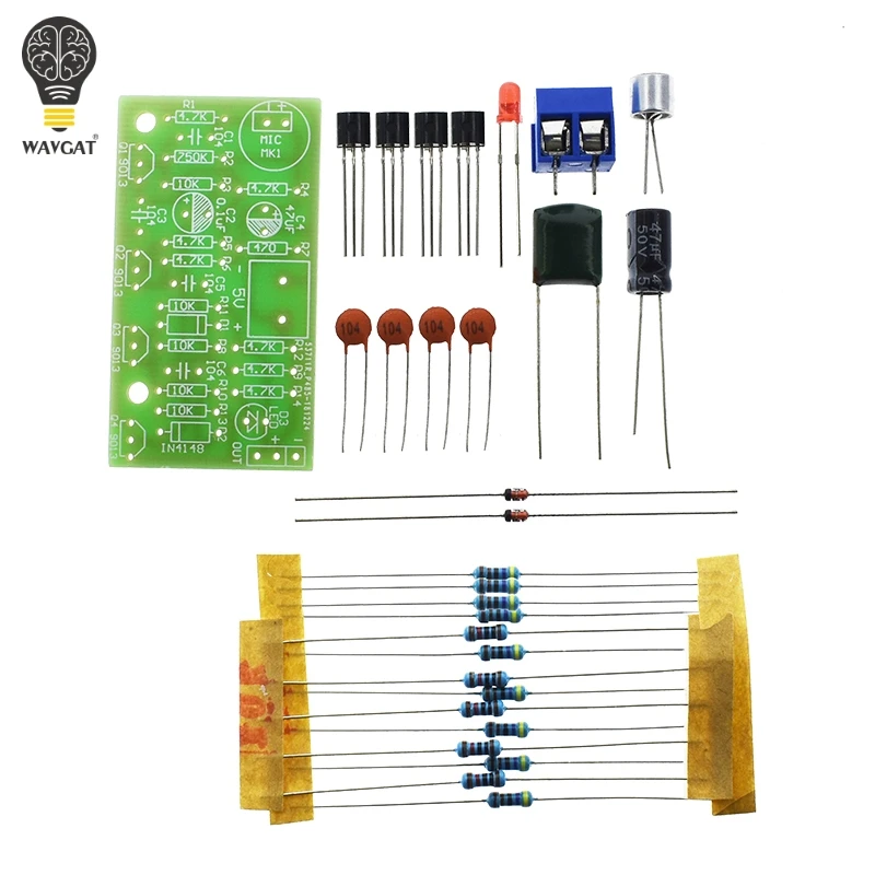 Electronic Acoustic Clap Control Switch DIY Kit Sound Sensor Electronic Circuit DIY Suit Integrated PCB Module