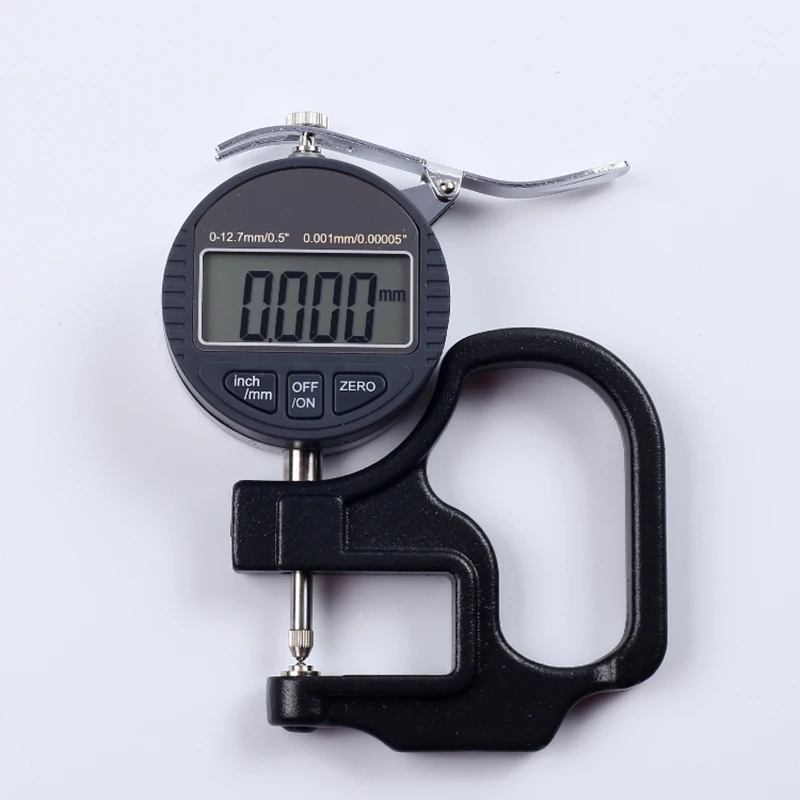 Round Head Electronic Digital Thickness Gauge 0.001mm 0.01 Micron Thickness Indicator Meter Ball Lens Diameter 0-10mm Micrometer