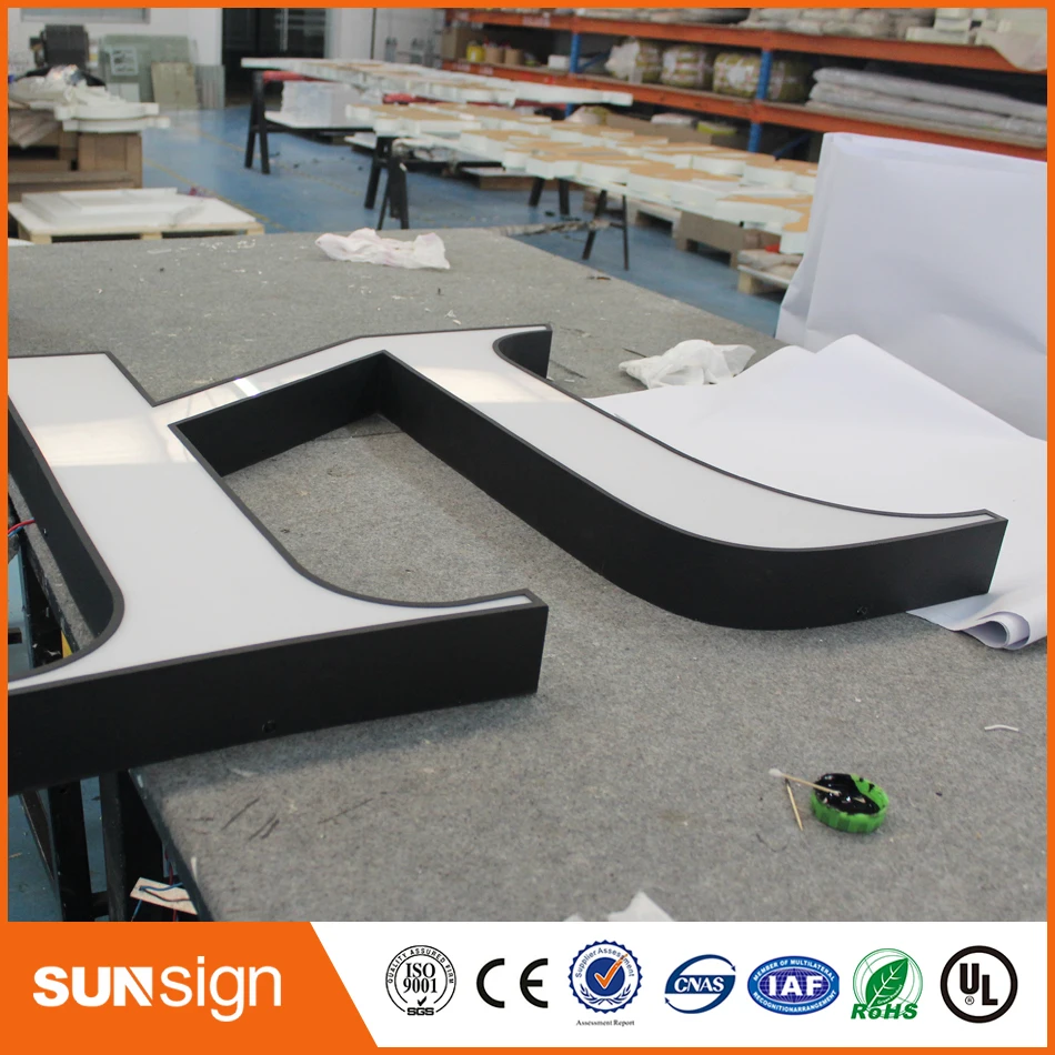 Frontlit LED Acrylic thư ký cho resturant