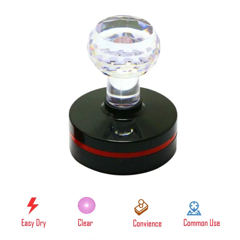 

Customized Photosensitive Diy pre ink customized self-inking stamp rubber round and oval for scrapbooking