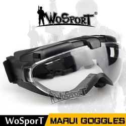 Gafas militares tácticas para paintball, máscara antiniebla, protección UV, lentes de PC para Airsoft, caza