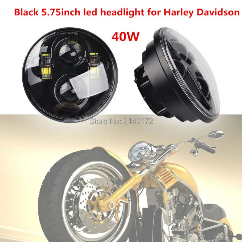 

Motorcycle H4 High/Low Beam 40W 5.75'' Inch LED Headlight Front Driving Head Lights For Harley Sportster Motorbike Headlamp