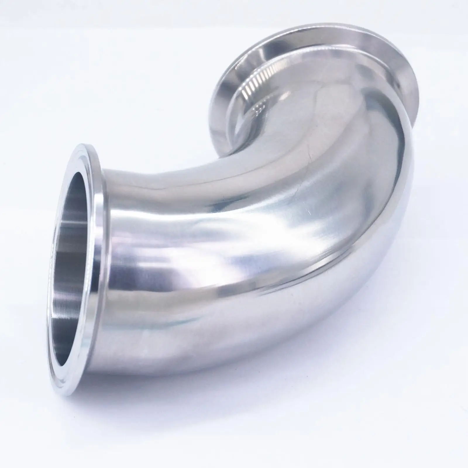 

Fit Tube O/D 63mm Tri Clamp 2.5" Ferrule OD 77.5mm 304 Stainless Steel Sanitary 90 Degree Elbow Connector Adapter Homebrew