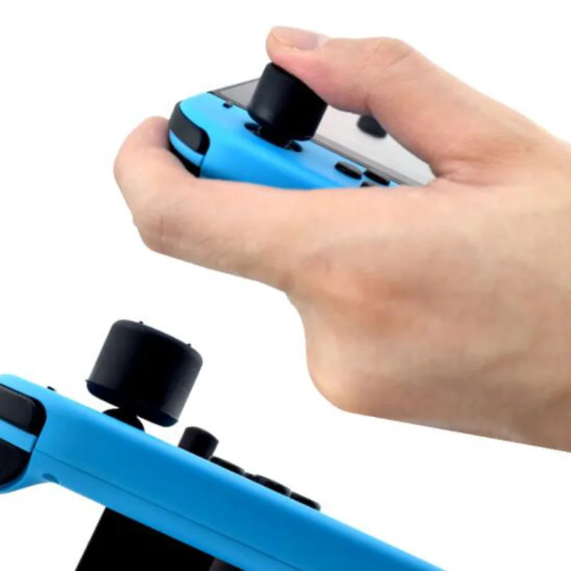 ปลอกซิลิโคนสำหรับจับยึดมือถือสูงขึ้นเป็นพิเศษ8ชิ้นฝาครอบจอยสติ๊กสำหรับ Nintendo Switch จอยคอนโทรลเลอร์