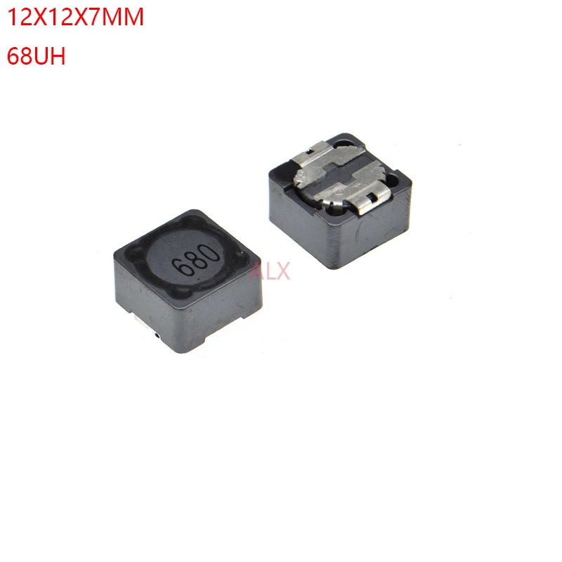 10PCS 12*12*7 68uh 680 SMD SMT Patch Shielding Power Inductor 12*12*7MM 12X12X7 CDRH127R CD127