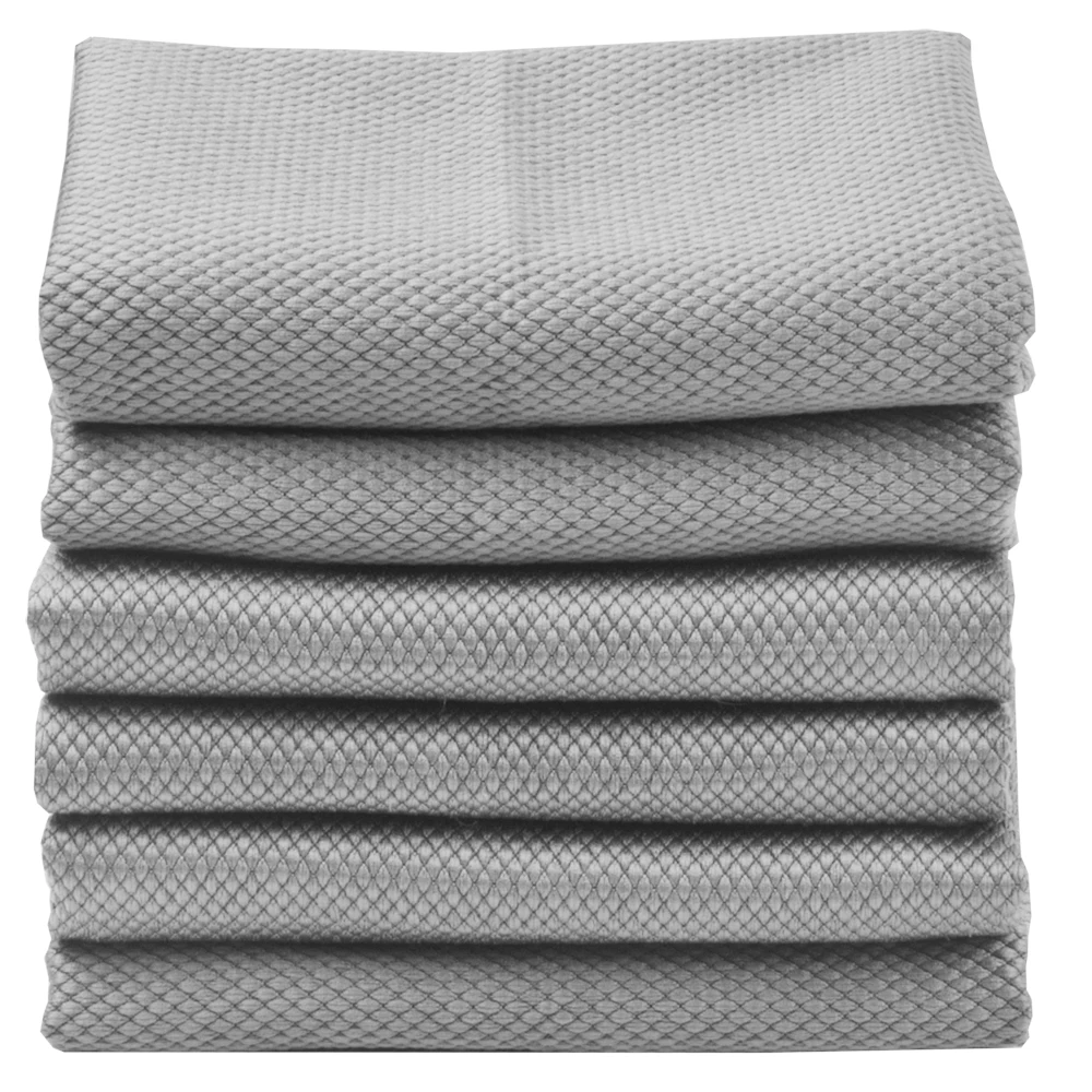 Sunland Microfiber Window Glass Wash Cloth Detailing Towels Car Cleaning Cloths Windshield Car Care Cloths 40cmx40cm 6 pack