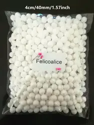 4cm 100pcs Natural White Styrofoam Round Balls DIY Handmade Craft Painted Ball 40mm 1.57inch