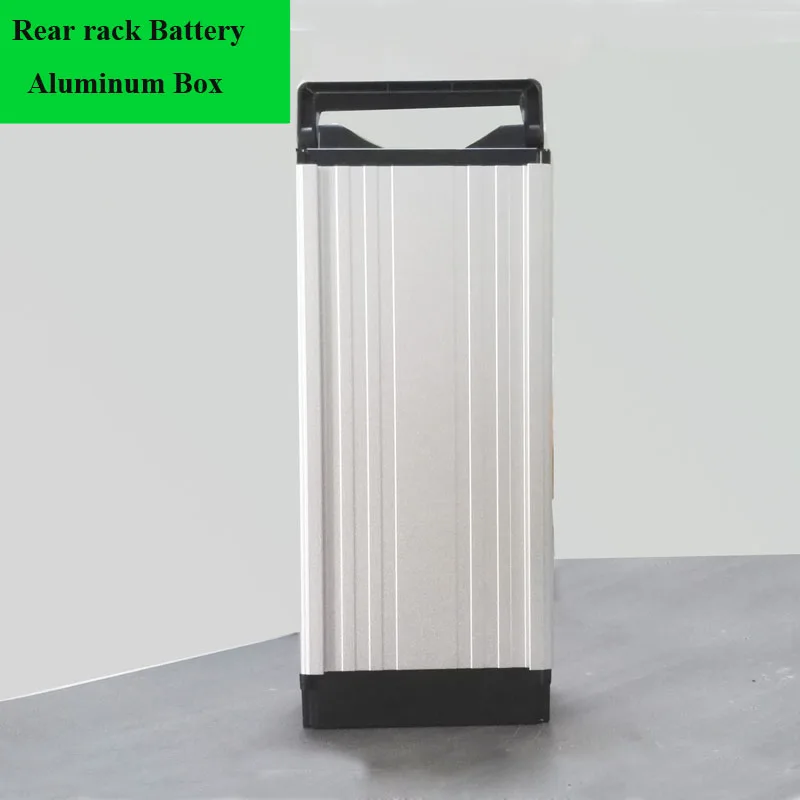 Rear rack Aluminum mountain Bike lithium Battery Al box electric bicycle battery storage shell