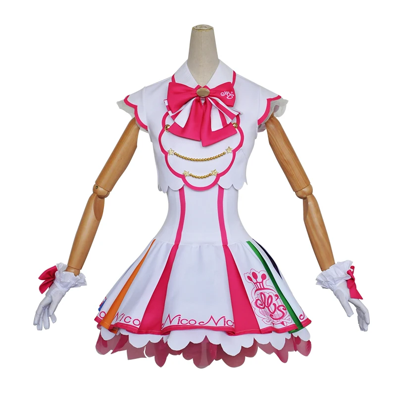 Love Live! Yazawa Nico Arcade Game 4rd Uniforms Cosplay Costume Dress