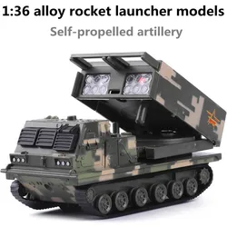 1:36 alloy rocket launcher models,military model, metal diecasts,toy vehicles, pull back & flashing & musical,free shipping