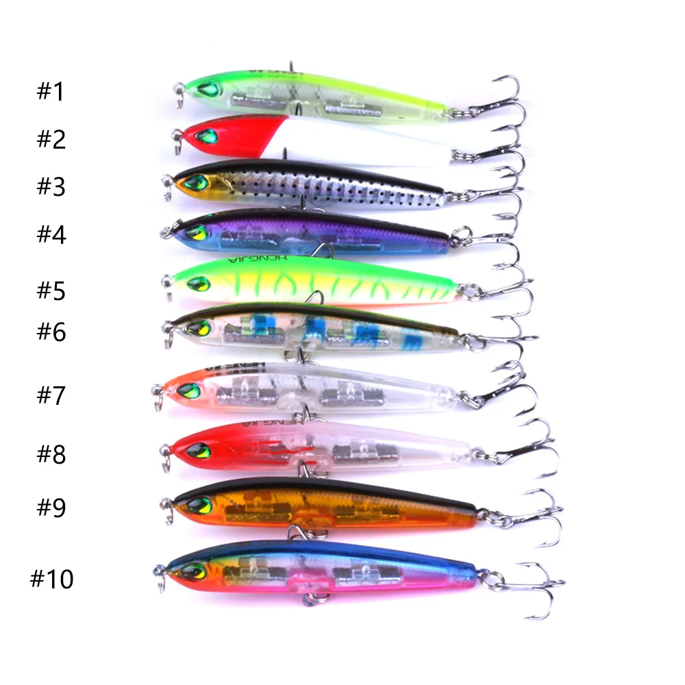 Señuelo Pencil Hundible Jerkbait – Lance largo para bass y lucio - imagen 3