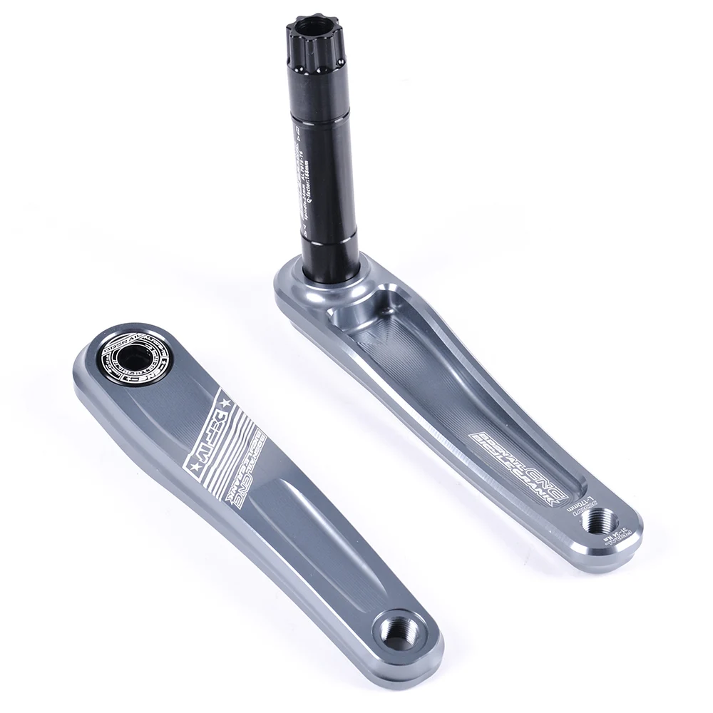 Manivelle de vélo pédalier bras engrenage vtt VTT en aluminium manivelle pignon ensemble et support inférieur 170mm