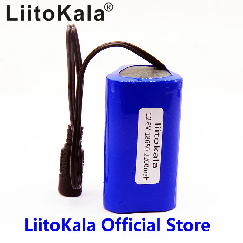 LiitoKala High Quality Portable 12V 2200mAH 18650 Rechargeable Lithium Battery Batteries Pack For CCTV Camera MID GPS 2200mah