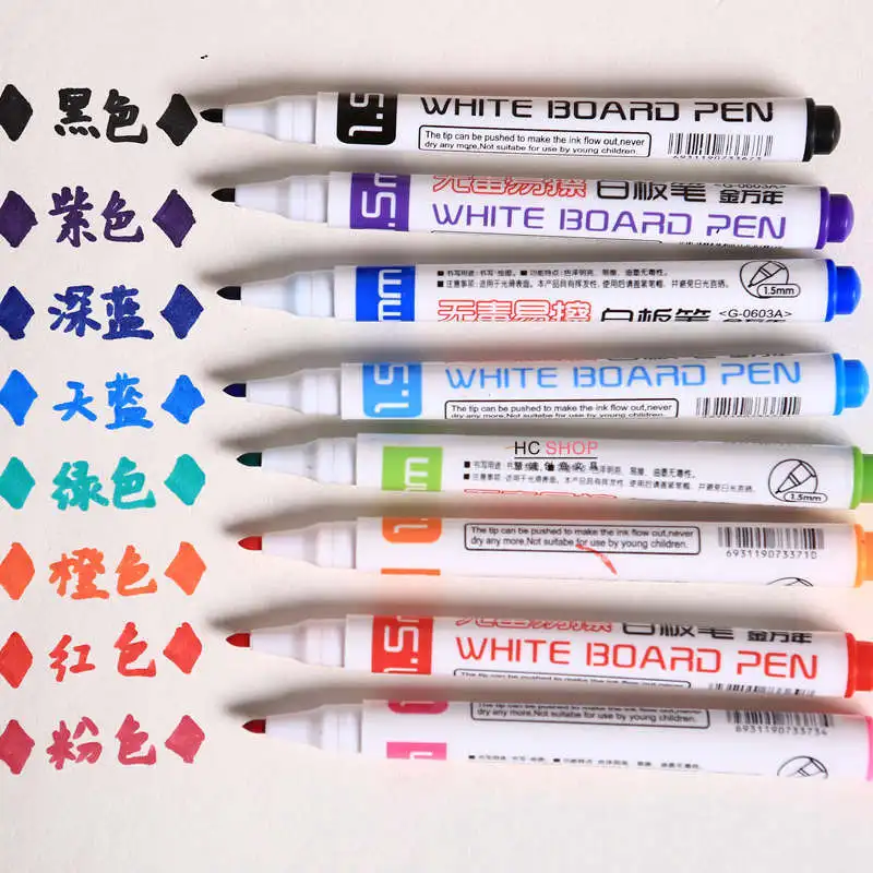 8 Màu Sắc/Bộ Dễ Thương Mini Đánh Dấu Xóa Khô Whiteboard Marker Bút cho Trường Văn Phòng Phẩm & Văn Phòng Vật Tư