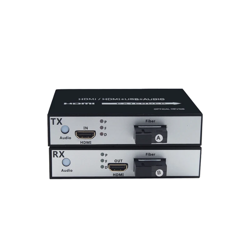 

High Quality 1Pair 1-channel HDMI Fiber Optical Converter 1080P HDMI Fiber Optic Video Extender HDMI Video Fiber Transceiver