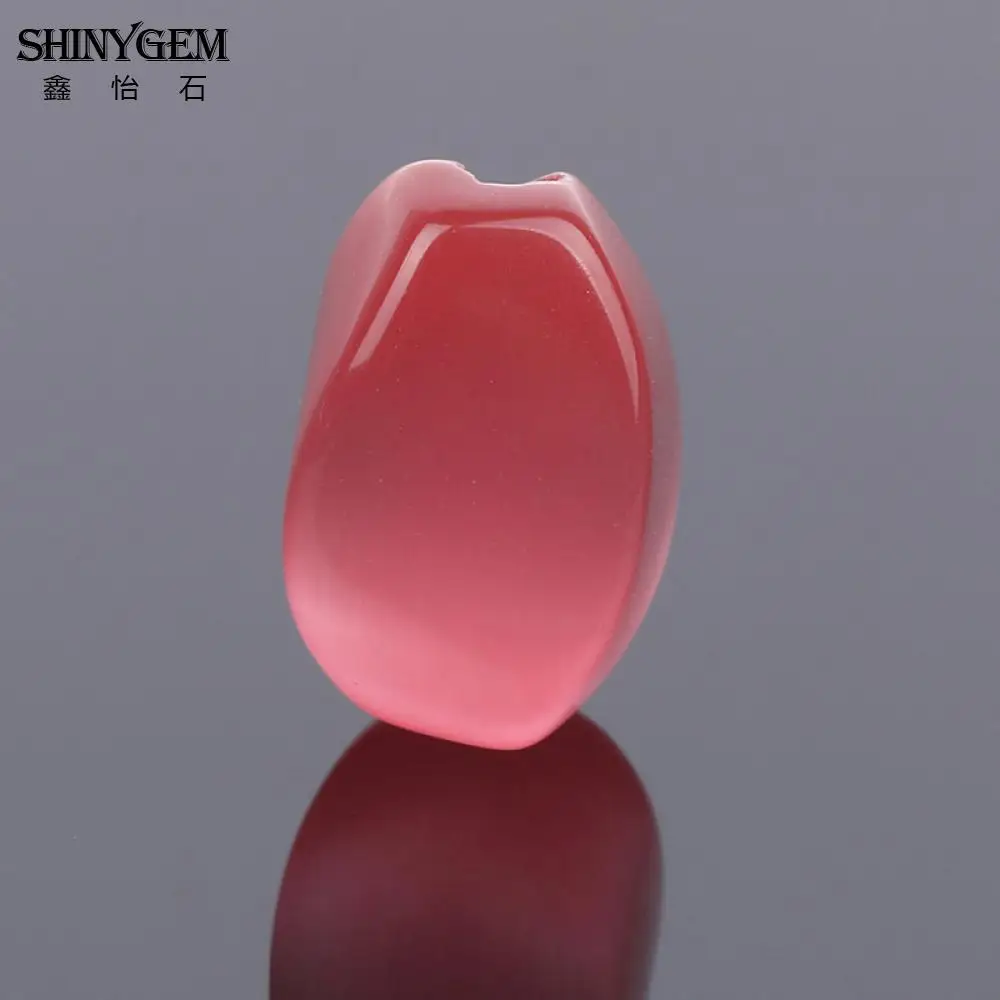 ShinyGem 8*12mm Natural Cat Eye Beads Charm Twisted Column White/Rose Minerals Gem Stone For DIY Jewelry Necklace Making 20pcs