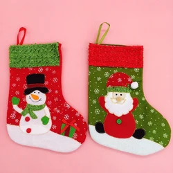 Creative Christmas stockings Santa Claus Snowman gift bags Home Party Decoration Gift Bag Christmas Supplie