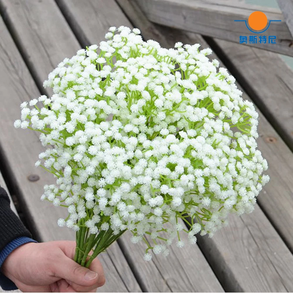 

28cm&60cm 5pcs artificial baby breath flower bouquets&baby breath flower Bunches&artificial babysbreath bouquests bunches