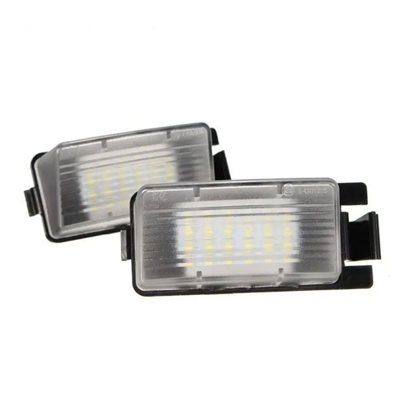 

2pcs LED Car License Plate Light Auto Number Plate Lamp For Nissan G35/G37 Sedan Versa 4D 5D GT-R Cube 350Z 370Z