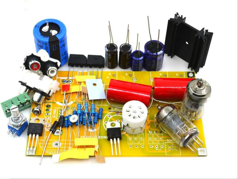 PRT-01A-6J1 مُضخّم صوت لتقوم بها بنفسك عدة preamp ستيريو فراغ أنابيب تركيب أجزاء