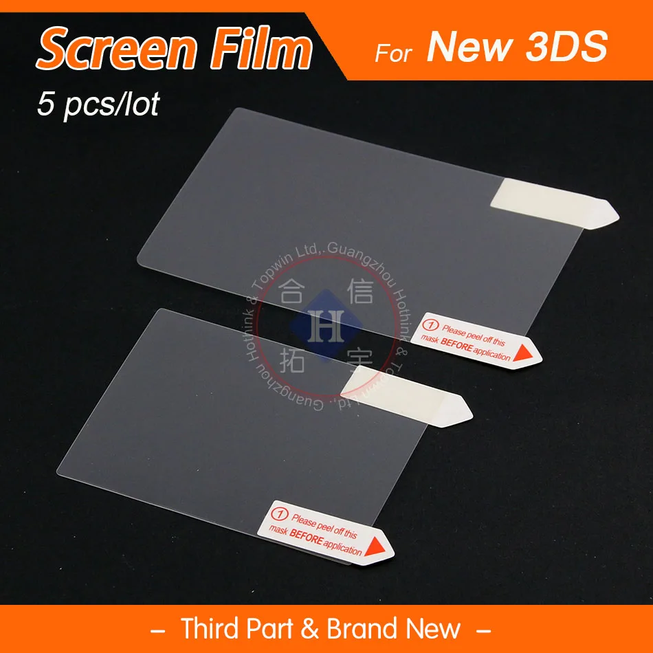 HOTHINK 3 шт./лот Верхняя и нижняя Защитная пленка для ЖК-экрана, защитная пленка для Nintendo New 3DS (версия 2015)