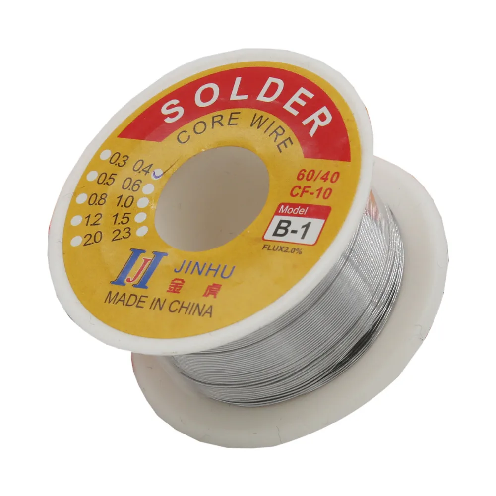 0.3/0.4/0.5/0.6/0.8/1mm  FLUX 2.0% Tin Lead Tin Wire Melt Rosin Core Solder Soldering Wire Roll