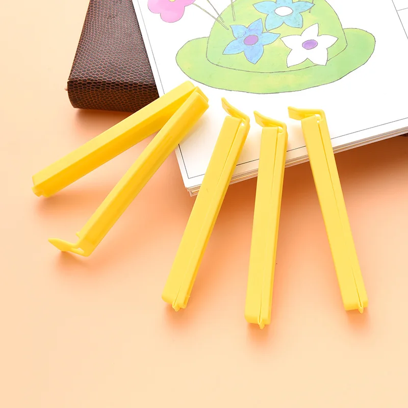 10Pc/Lot Househould Food Snack Storage Seal Sealing Bag Clips Sealer Clamp Food Bag Clips Kitchen Tool Home Food Close Clip SeaL