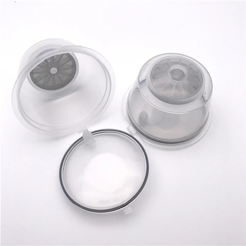 Arshen 4 Pcs/Set Crystal Dolce Gusto Coffee Capsule Plsatic Refillable Capsule Reusable 200 Times Compatible with Nescafe Dolce view 5