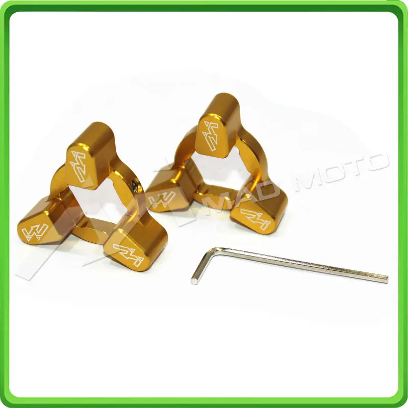 HUIHUAN MADMOTO 17mm Gold Frok Preload Adjusters for Kawasaki ZX7R/RR 1991 1992 1993 1994 1995 1996 1997 1998 1999 2000 01 02 03