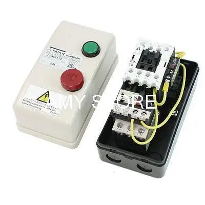 On/Off Switch Non Reversing Type 3 Phase Motor Magnetic Starter 380V AC Coil HUEB-16K