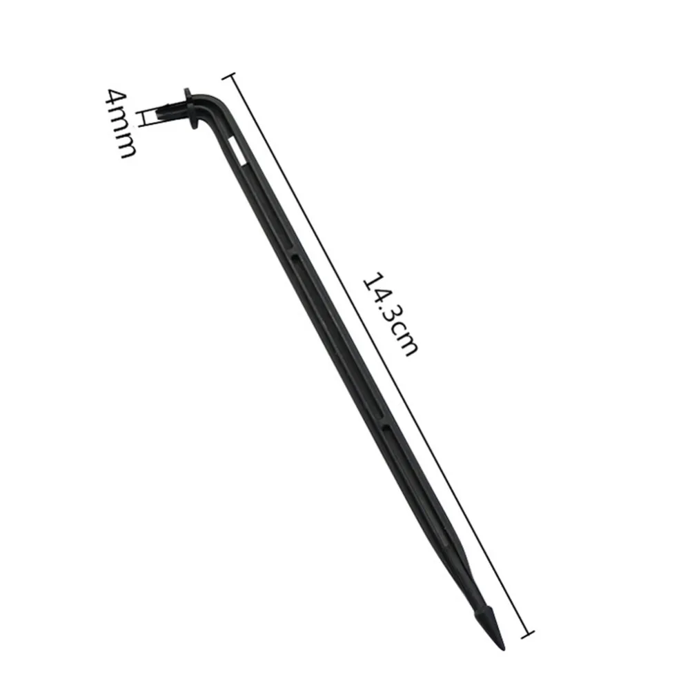 14cm strzałka kroplówki kroplówki kroplówki Spike dostarczania wody do korzeni roślin nawadniania w szklarni do montażu na 3/5mm wąż 50 sztuk