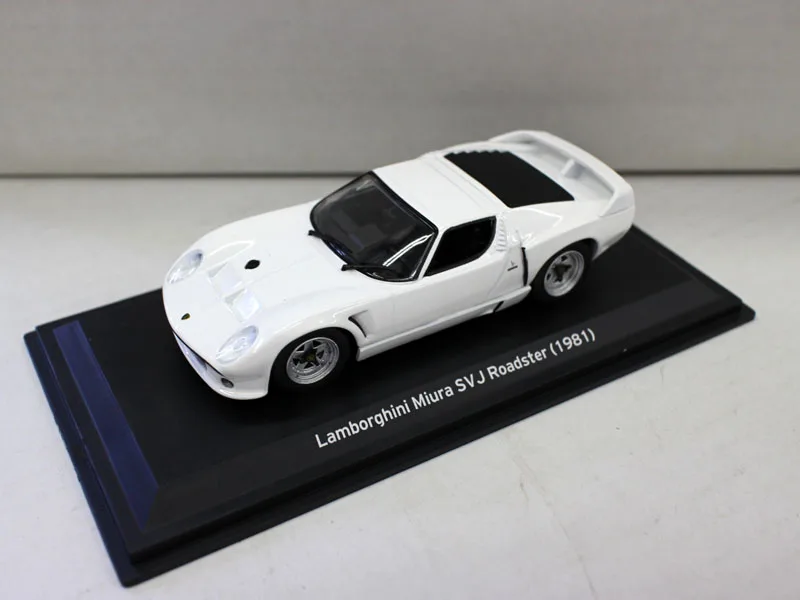 Original factory 1:43 Miura SVJ Roadster 1981 boutique alloy car toys for children kids toys Model original box 