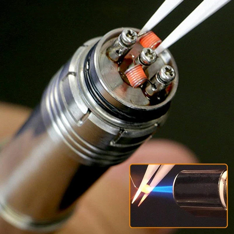 Precision Ceramic Tweezers Stainless Steel Tweezer Reverse Heat Resistant Cross Lock DIY Household Repair Hand Tools