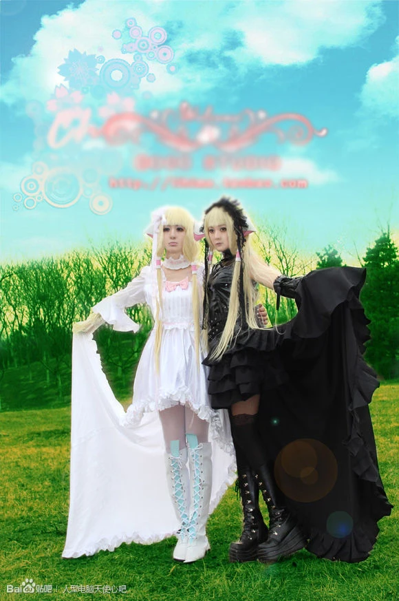 

chobits chii dress suit anime cosplay costume halloween costumes for girls women lolita dress 11