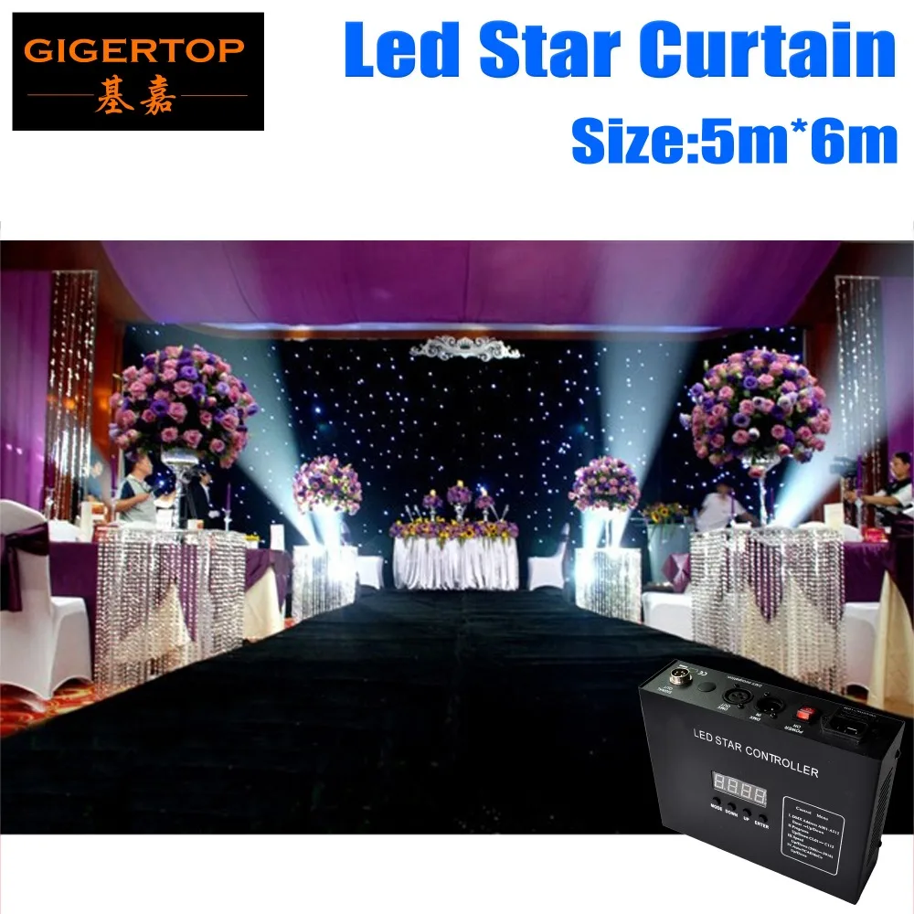 

Super Price 5M x 6M Free Shipping Wholesales LED RGB Star Curtain LED Backdrops Discount Wedding Backdrop with 7DMX Channels