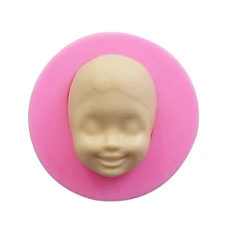 Kitchen Accessories Baby Face Cooking Tools Silicone Mold For Baking Kitchenware Chocolate Candy Jelly Fondant Cake Decorating