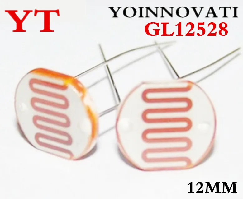  10pcs/lot Resistor LDR 12528 Photoresistor Photoconductive resistance 12MM .