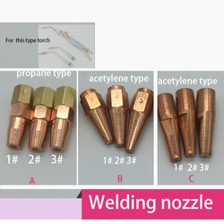 acetylene propane welding nozzles welding tips for welding cutting torch