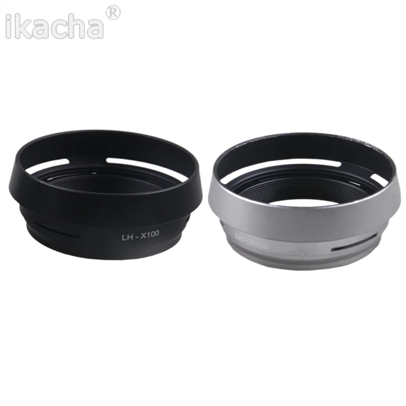 4In1 For Fujifilm Fuji FinePix X100 X100S X100T Camera Lens Adapter + Lens Hood + 49mm UV Filter + Lens Cap