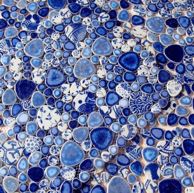 

New style pebble mosaic tile ceramic kitchen backsplash wallpaper bathroom swimming pool wall tiles shower fireplace wholesale